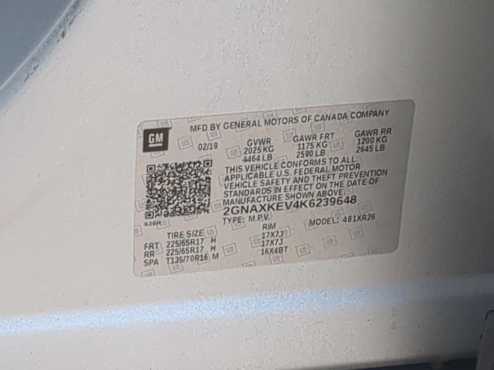 2019 Chevrolet Equinox LT