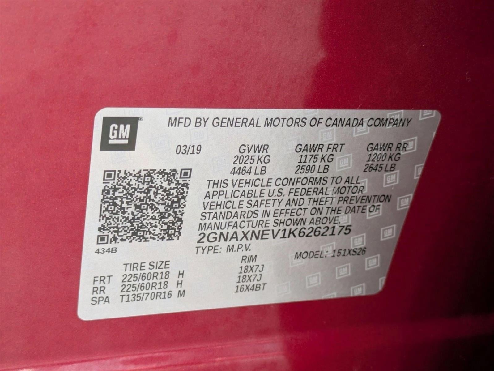 2019 Chevrolet Equinox Premier