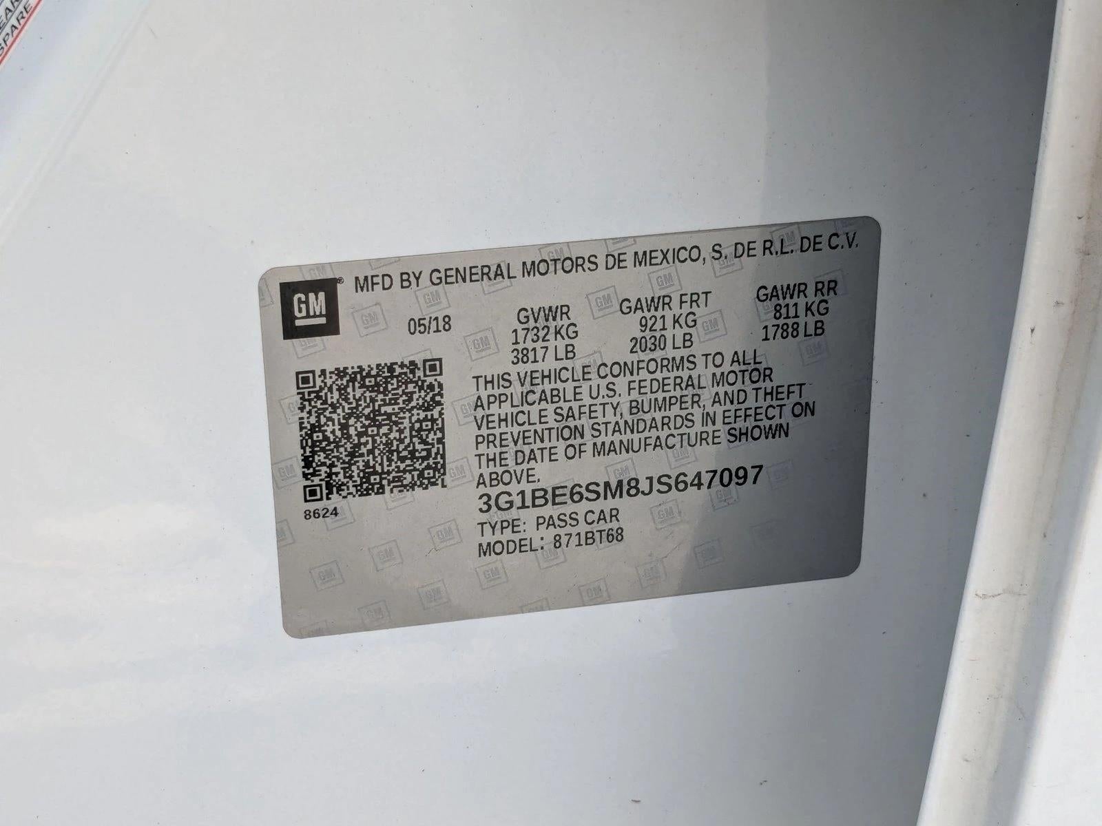 2018 Chevrolet Cruze LT