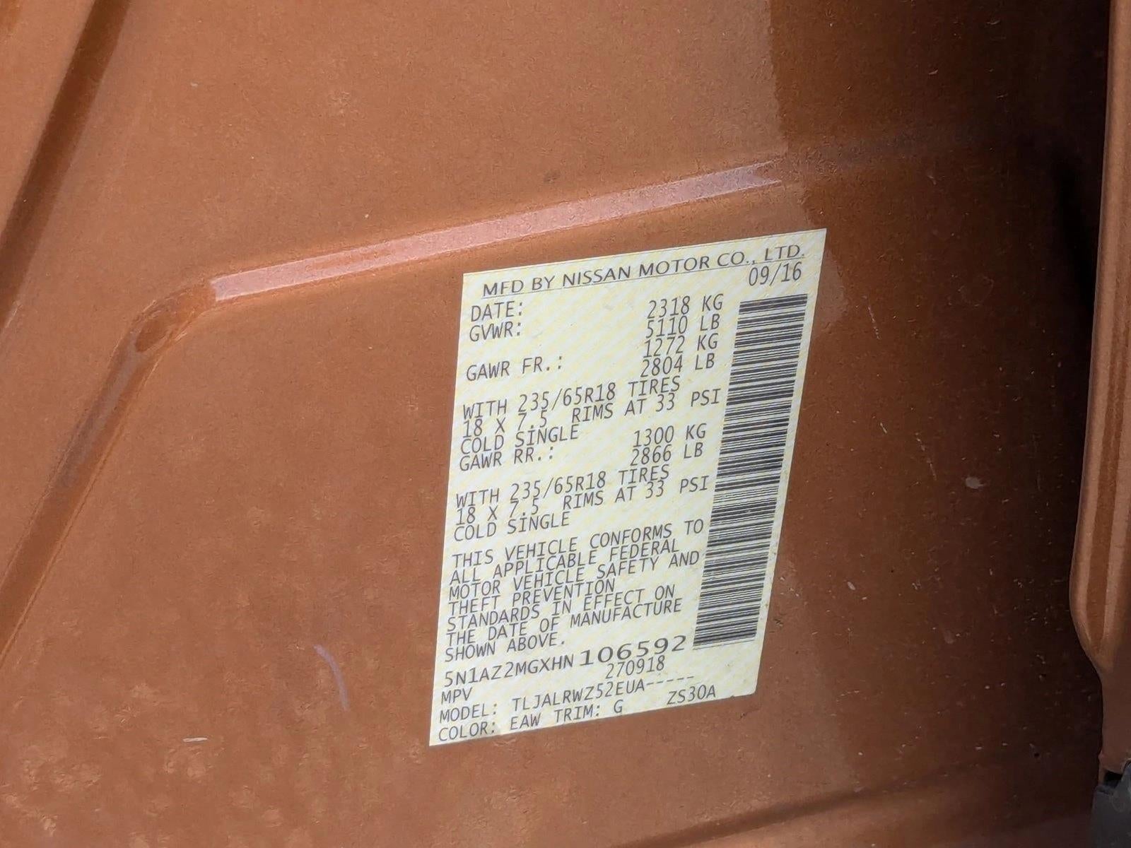 2017 Nissan Murano SL