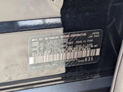 2022 Mitsubishi Outlander SE