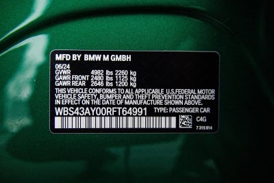 2024 BMW M3 Competition xDrive