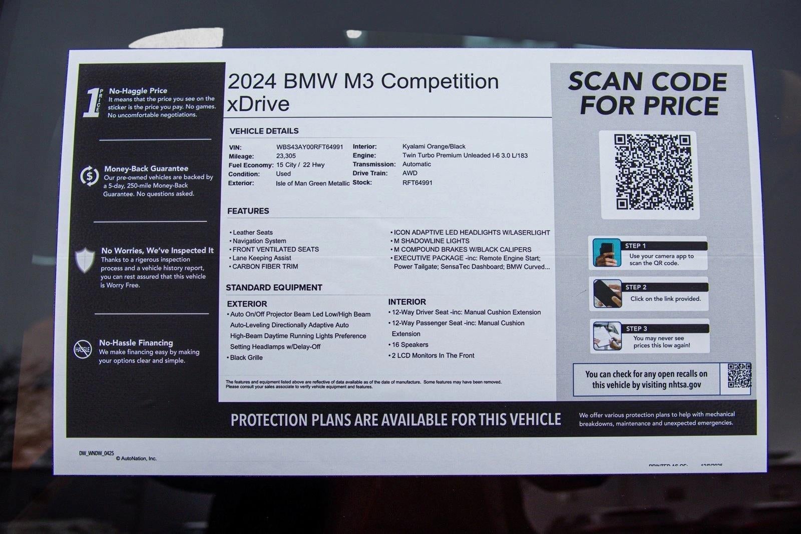 2024 BMW M3 Competition xDrive