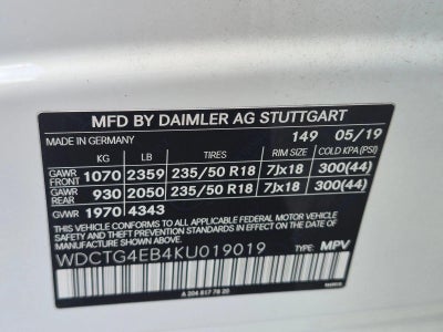 2019 Mercedes-Benz GLA 250 GLA 250