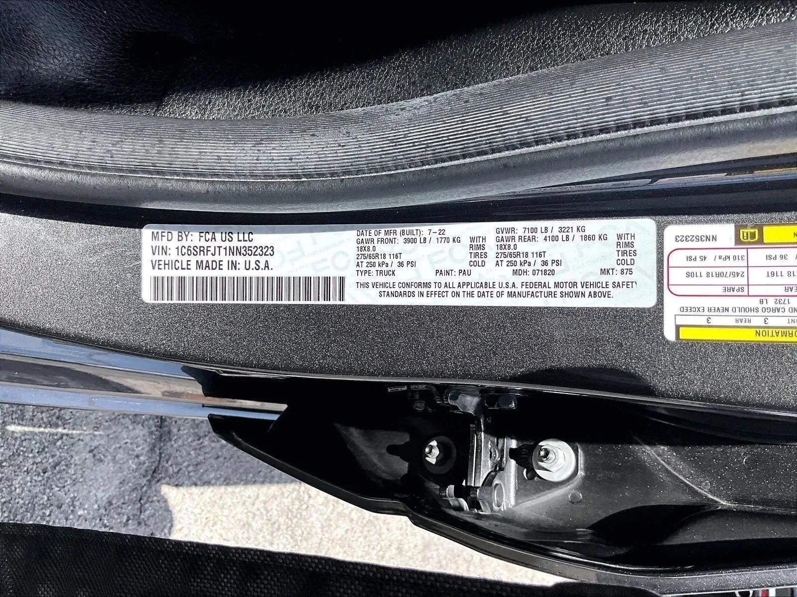 2022 RAM 1500 Laramie