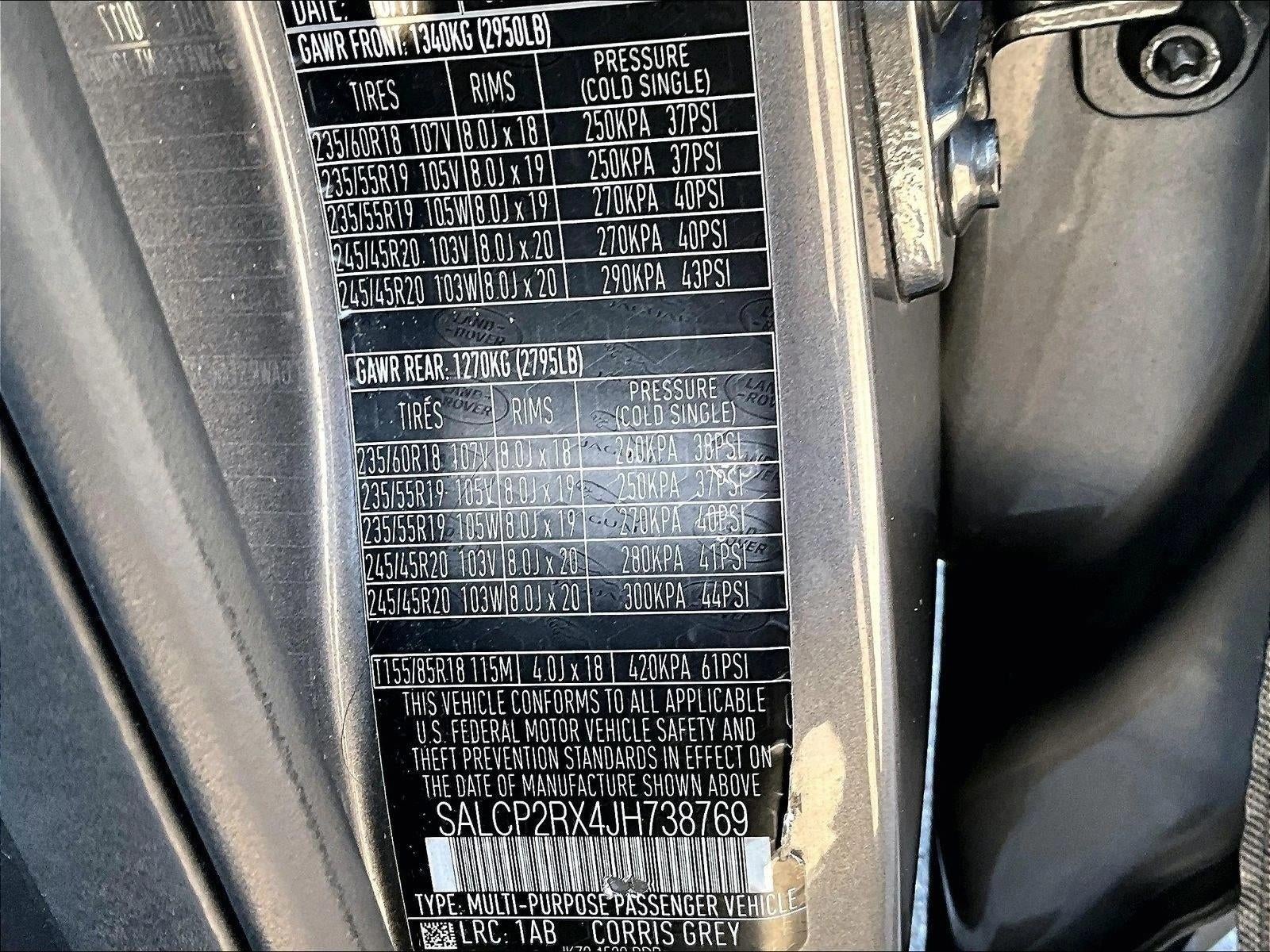 2018 Land Rover Discovery Sport SE