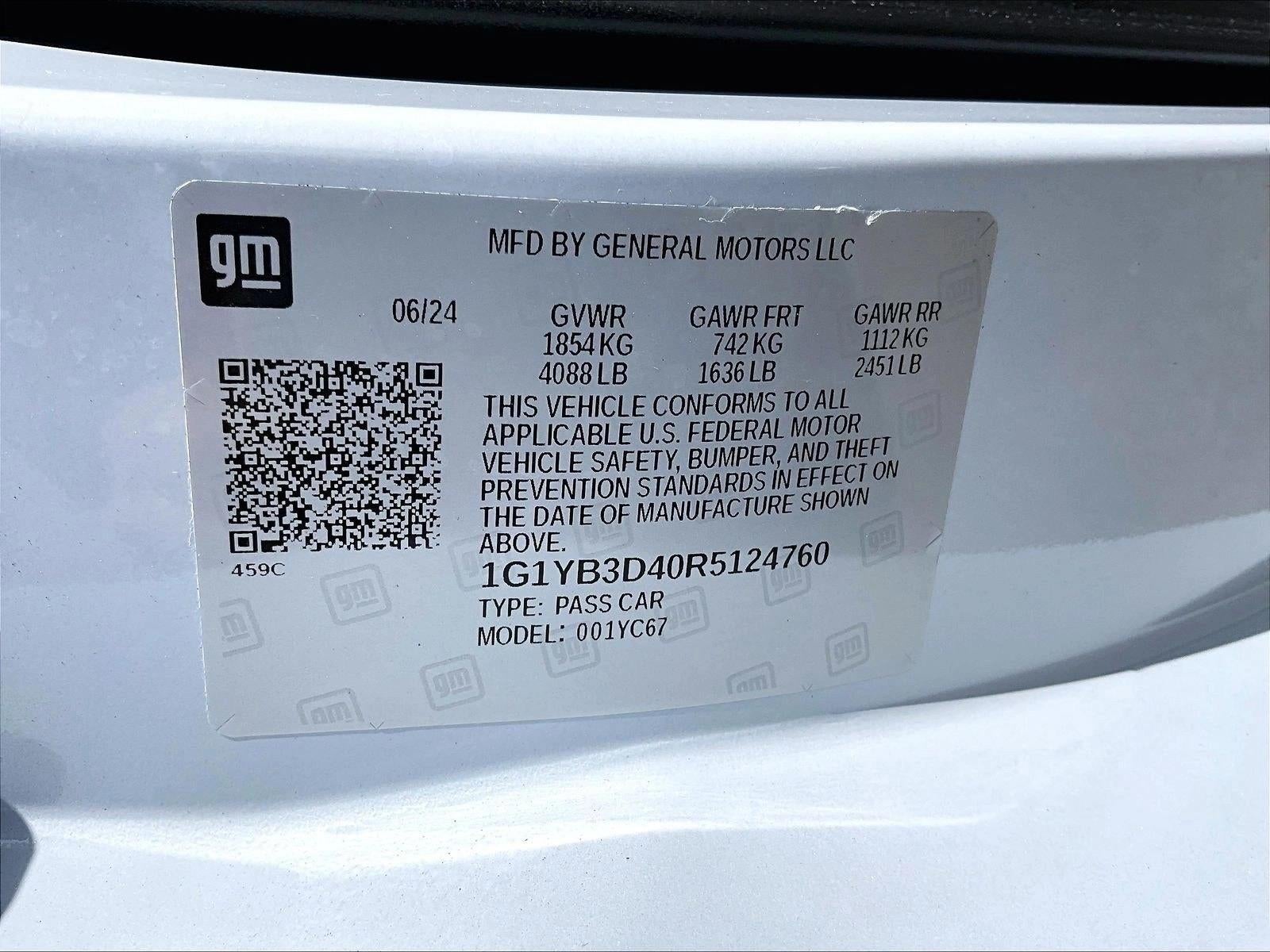 2024 Chevrolet Corvette Stingray 2LT