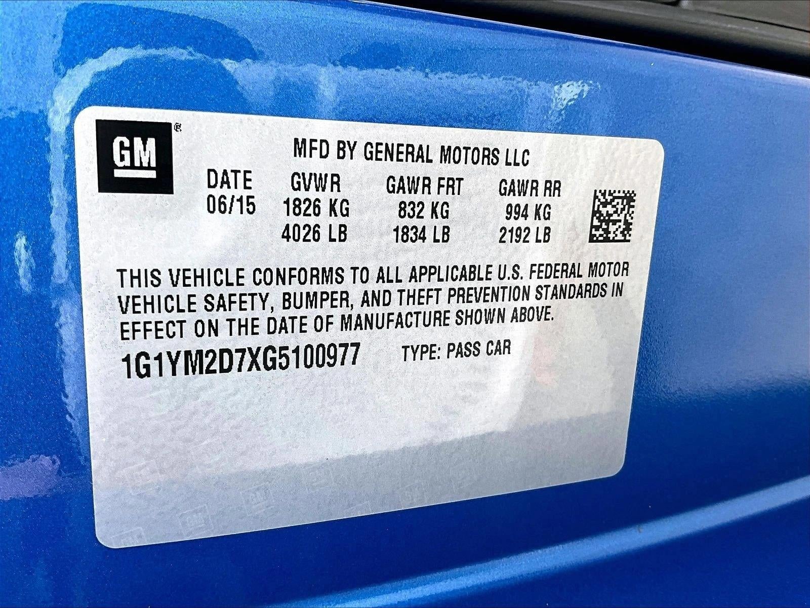 2016 Chevrolet Corvette Stingray Z51 3LT