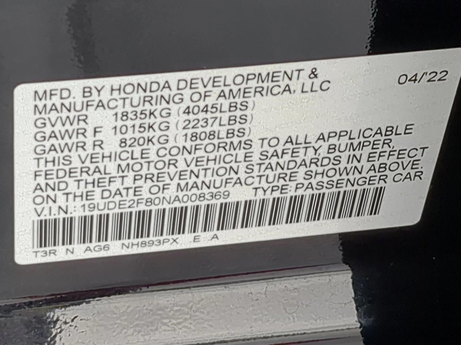 2022 Acura ILX w/Premium/A-SPEC Package