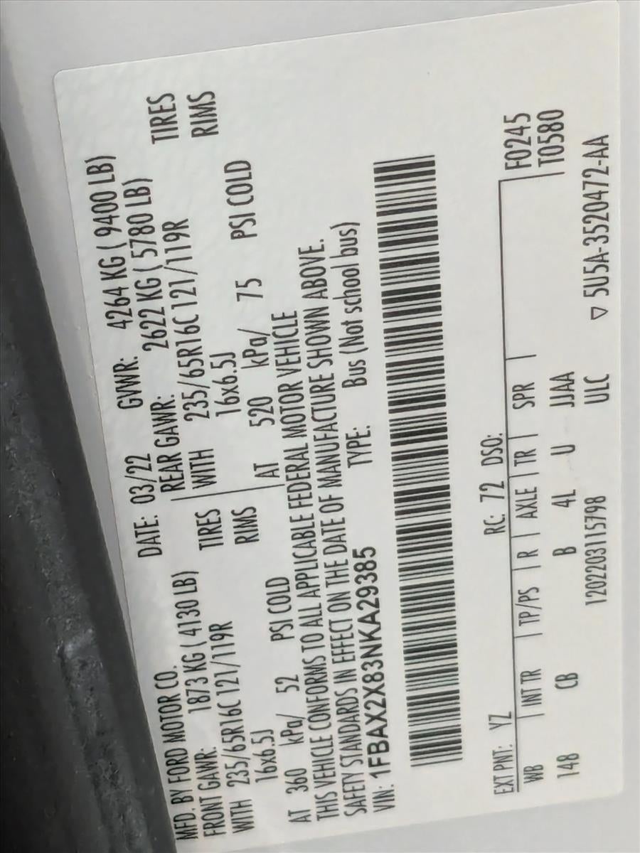 2022 Ford Transit Passenger Wagon XL