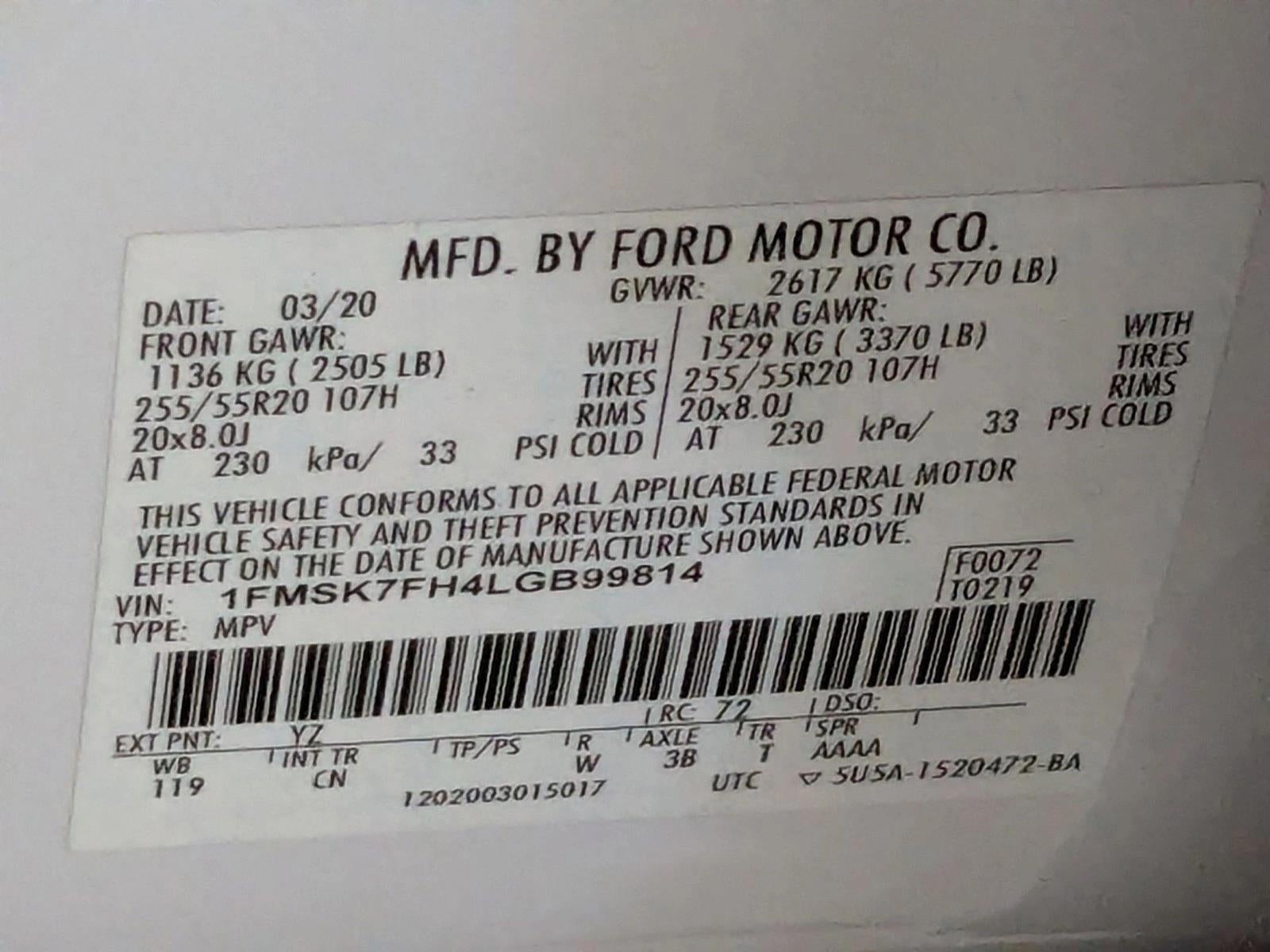 2020 Ford Explorer Limited