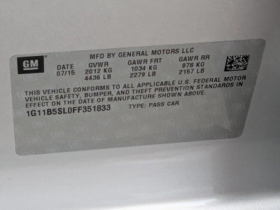 2015 Chevrolet Malibu LS