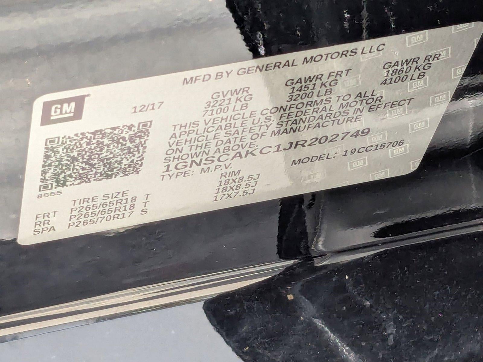 2018 Chevrolet Tahoe LS