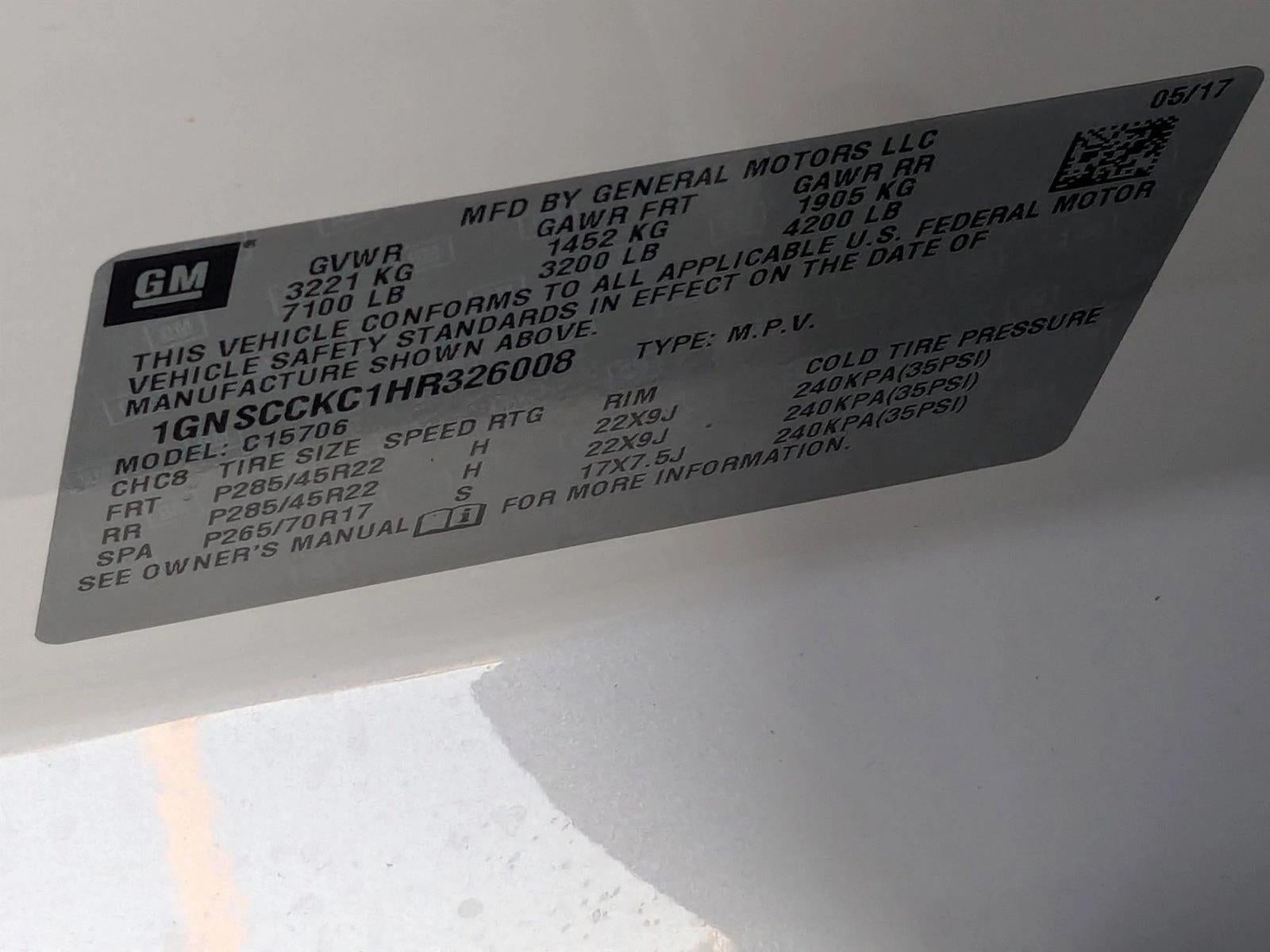 2017 Chevrolet Tahoe Premier