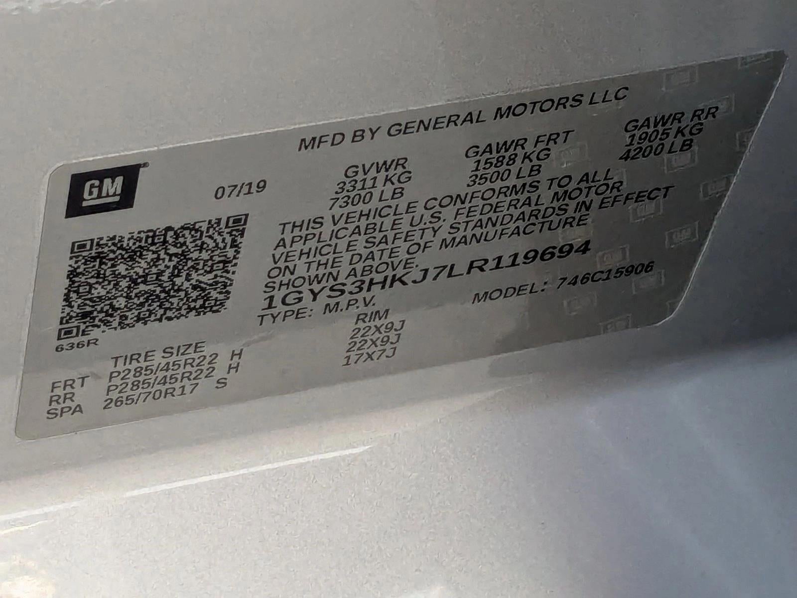 2020 Cadillac Escalade ESV Base