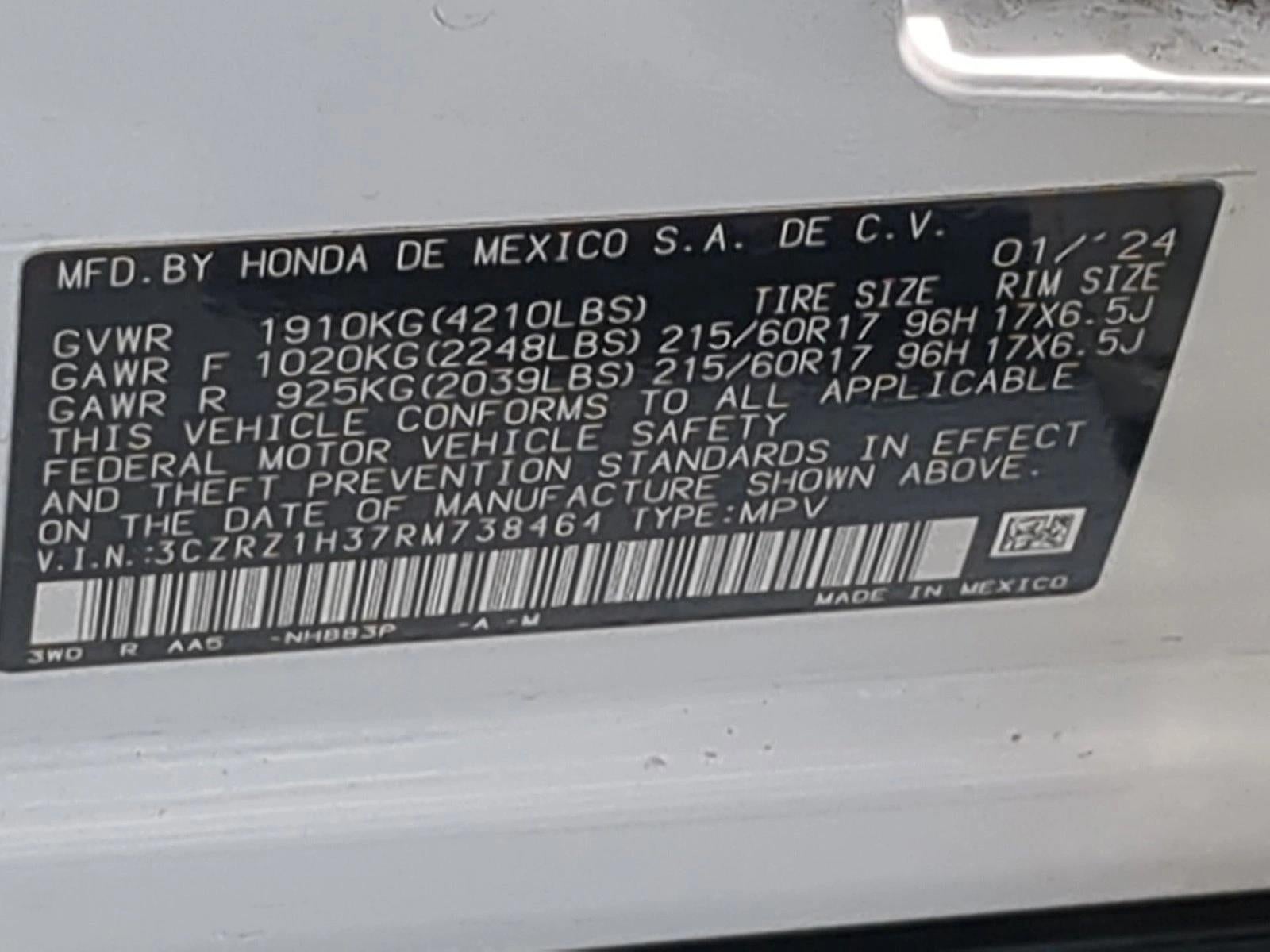 2024 Honda HR-V 2WD LX