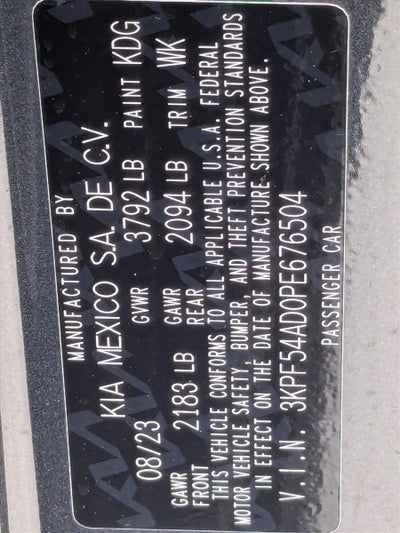 2023 Kia Forte GT-Line