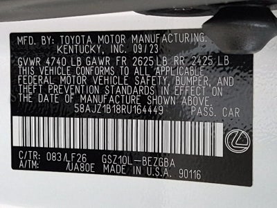 2024 Lexus ES 350 F SPORT Handling