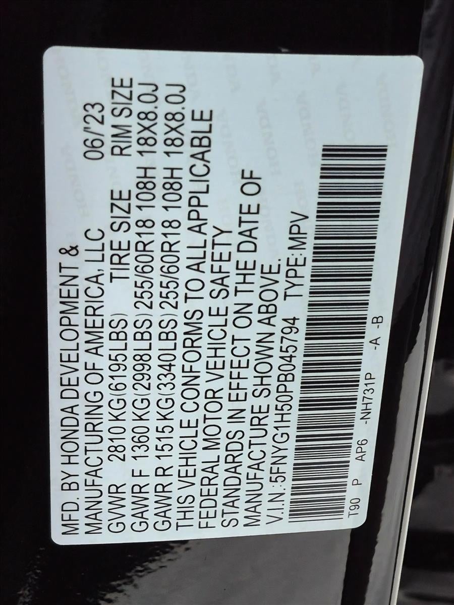 2023 Honda Pilot AWD EX-L 7 Passenger