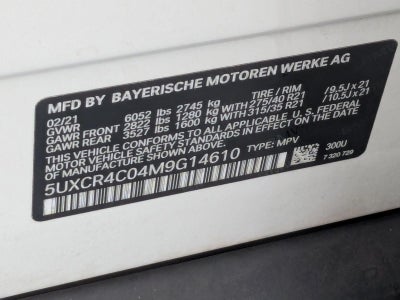 2021 BMW X5 sDrive40i