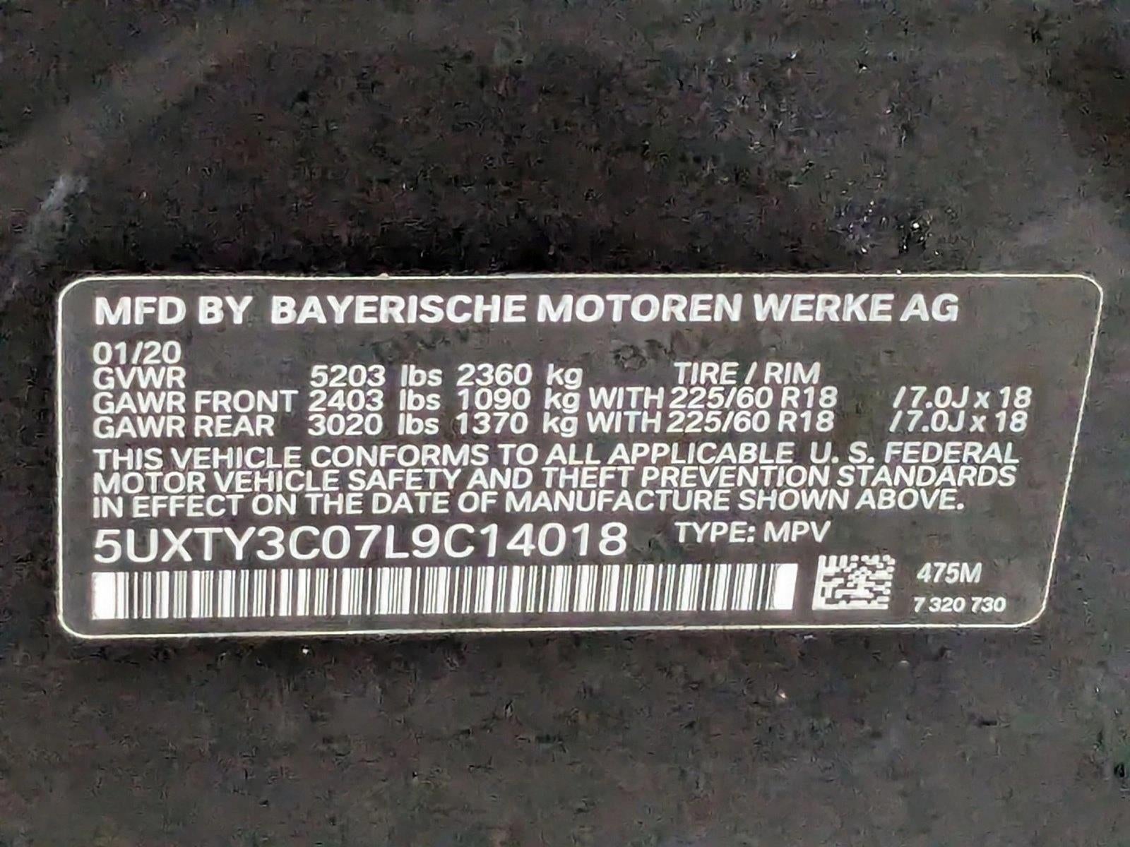 2020 BMW X3 sDrive30i