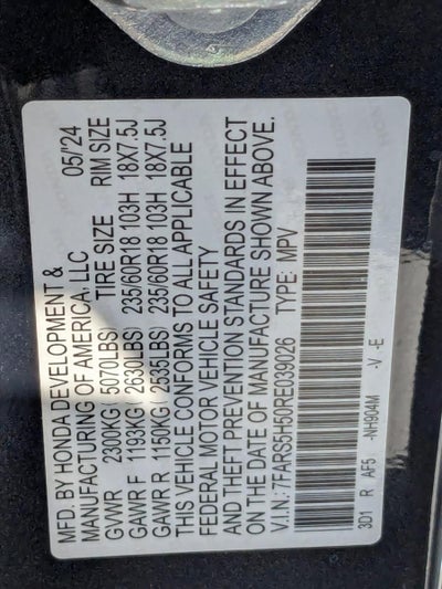 2024 Honda CR-V Hybrid Sport