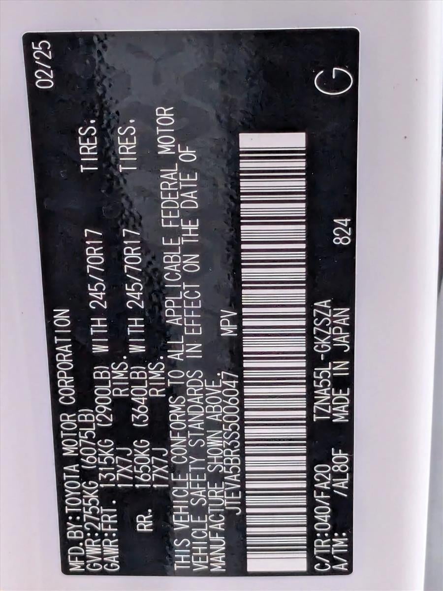 2025 Toyota 4Runner SR5