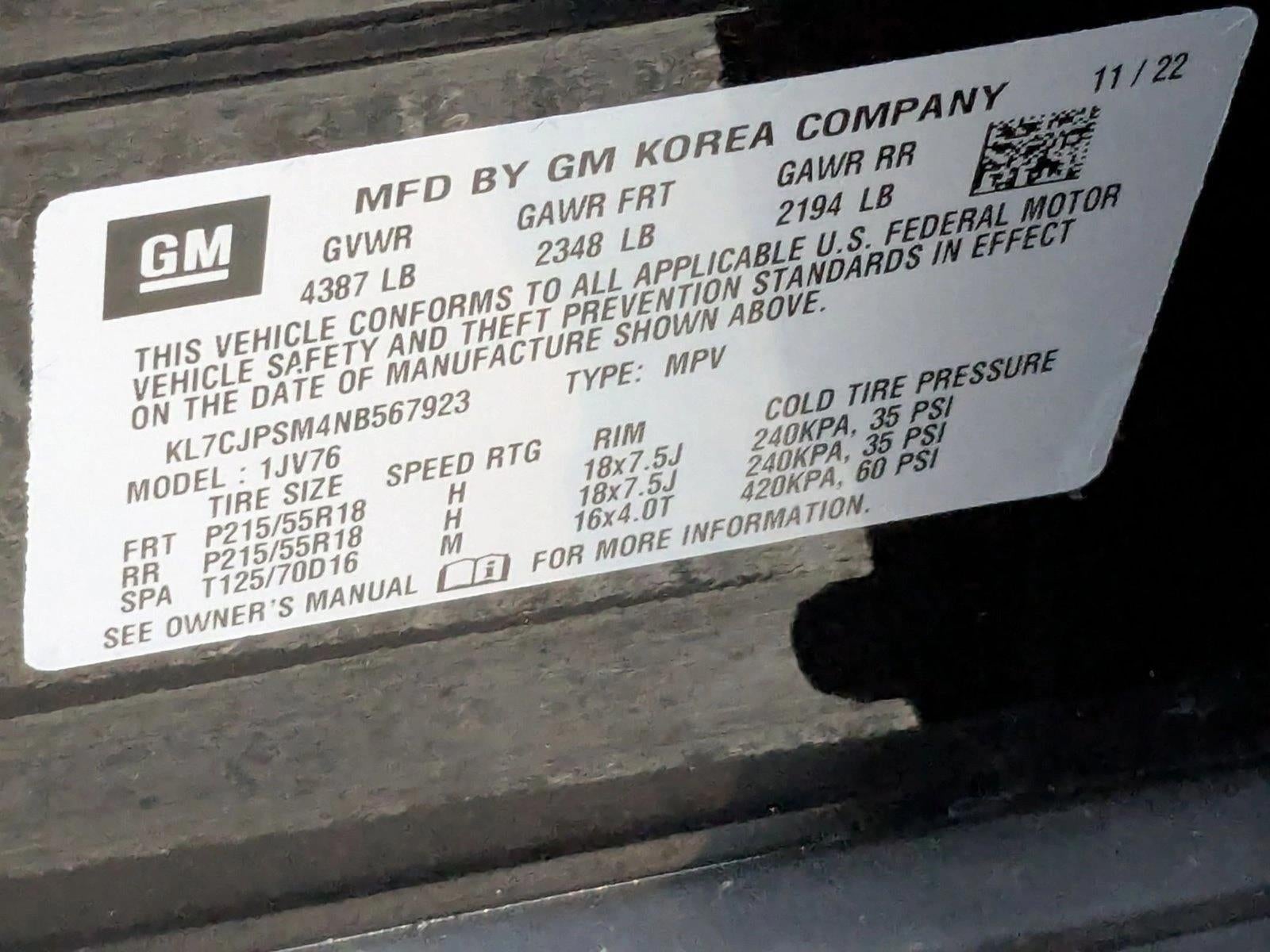 2022 Chevrolet Trax LT