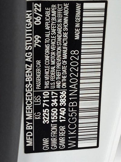 2022 Mercedes-Benz AMG® EQS Sedan 4MATIC®