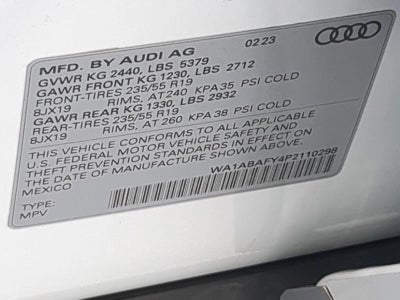 2023 Audi Q5 Premium 40 TFSI quattro S tronic