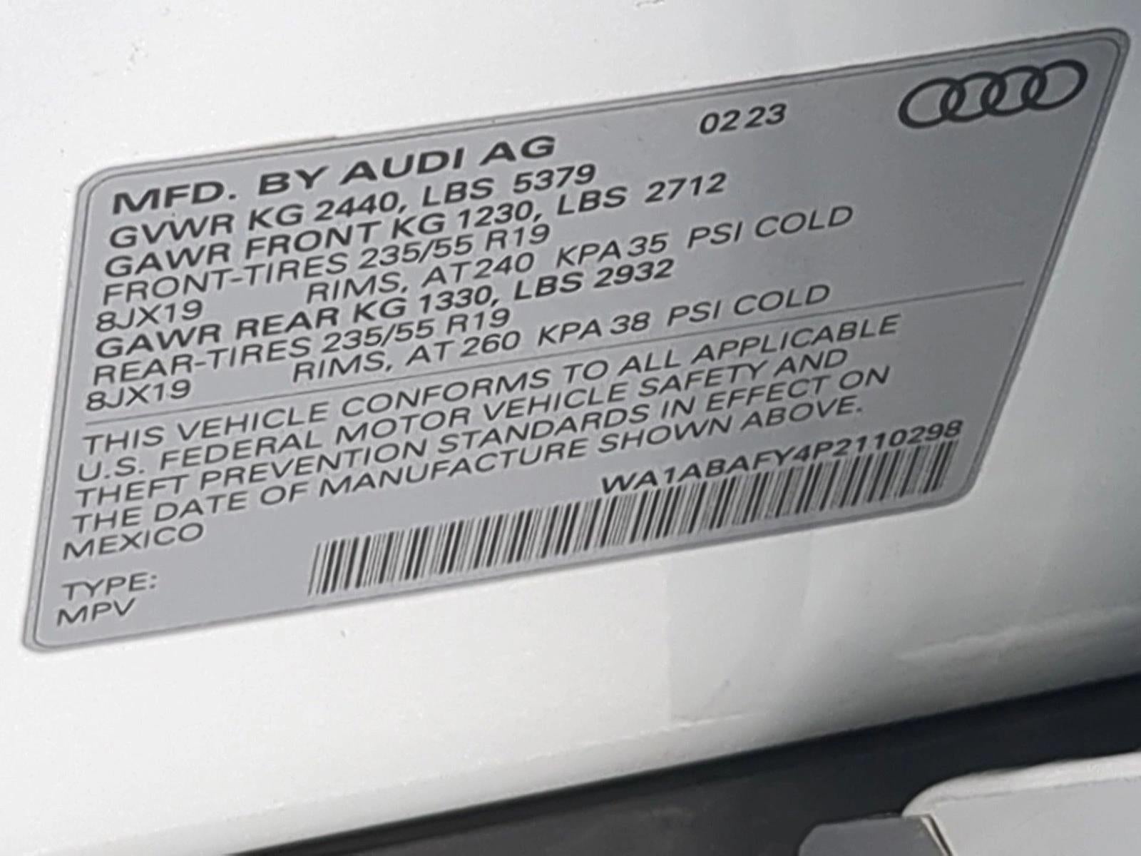 2023 Audi Q5 Premium 40 TFSI quattro S tronic