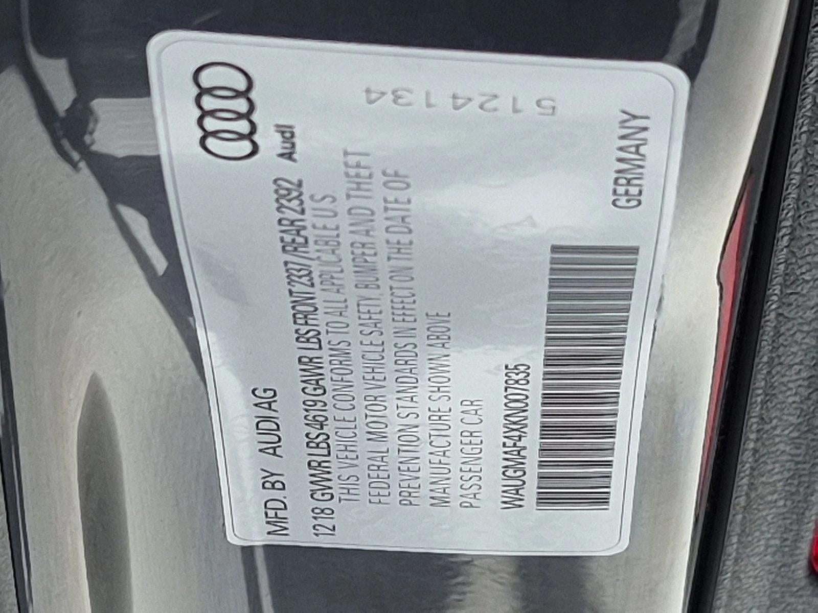 2019 Audi A4 40 Premium