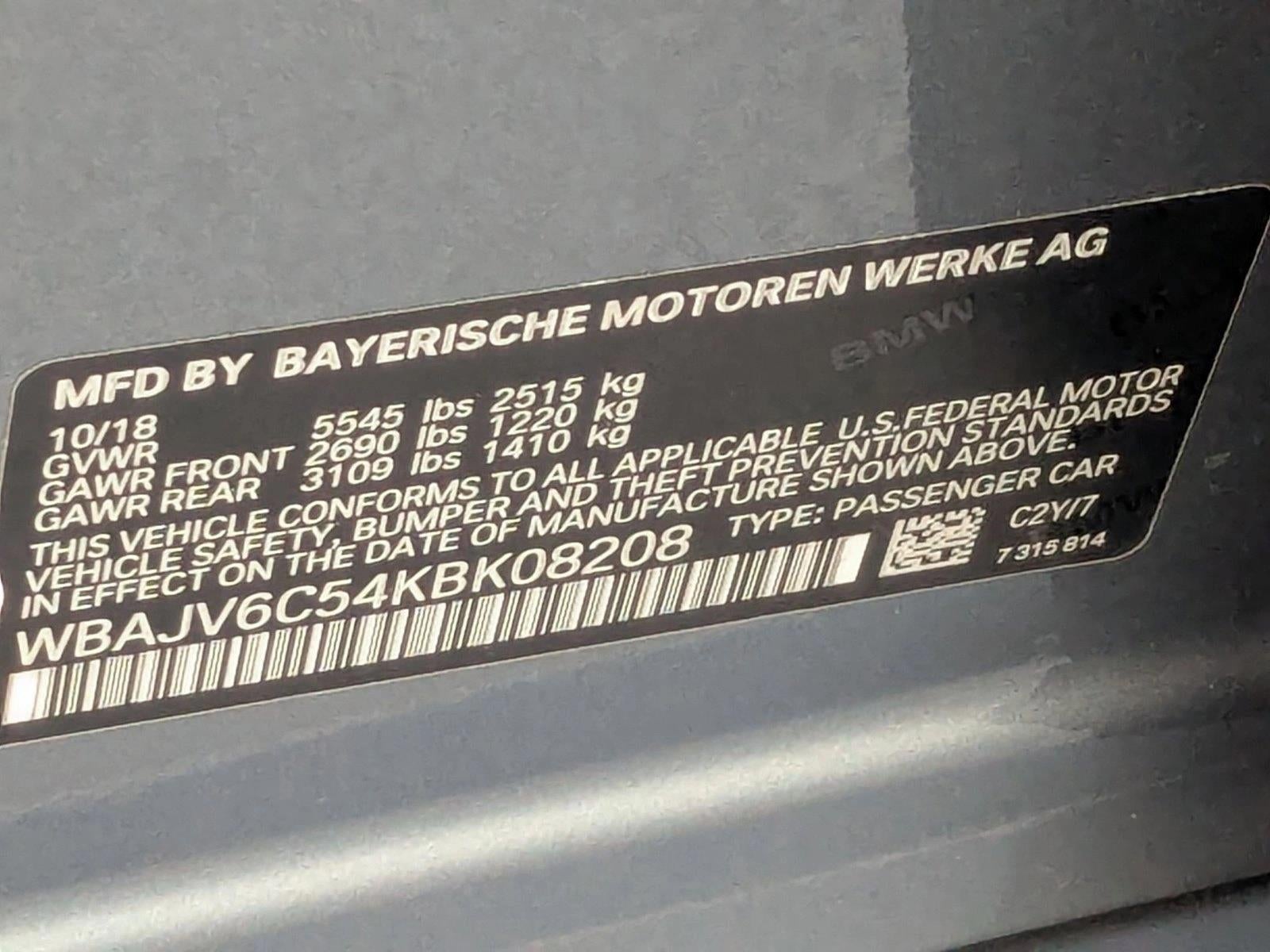 2019 BMW 640i Gran Turismo xDrive