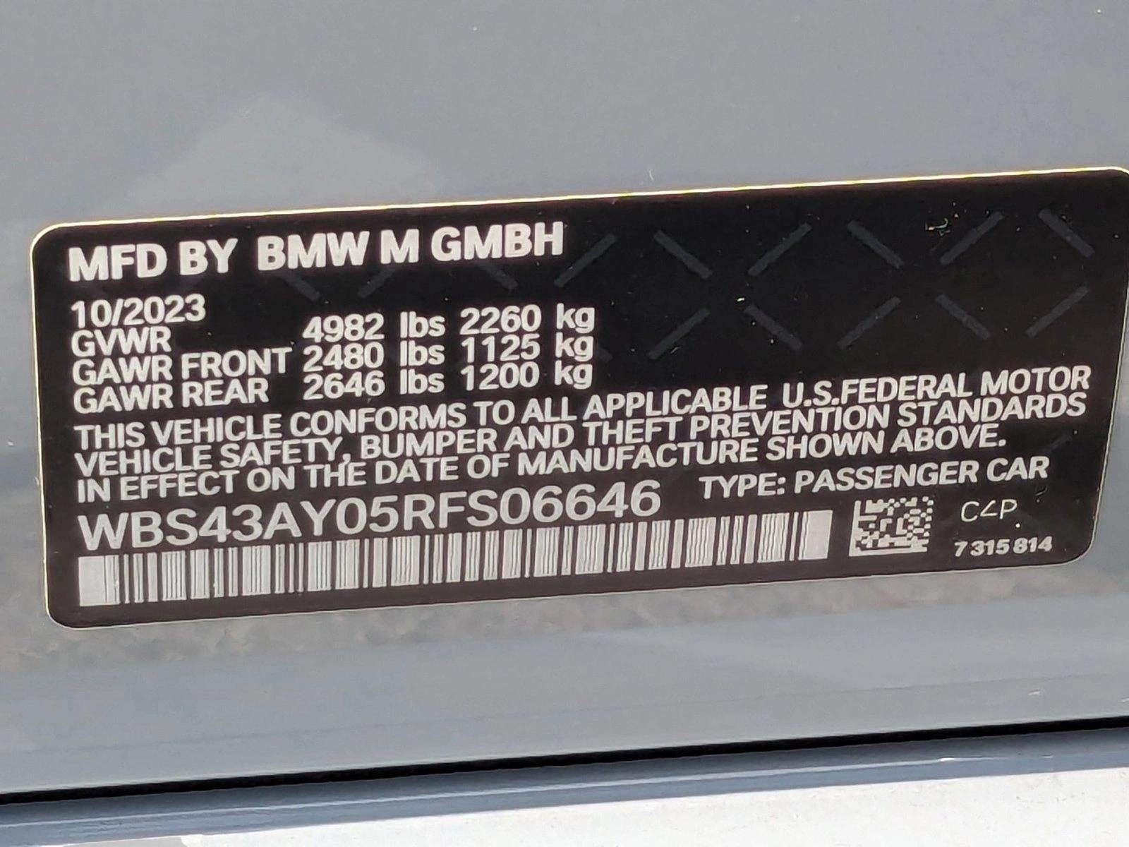 2024 BMW M3 Competition xDrive
