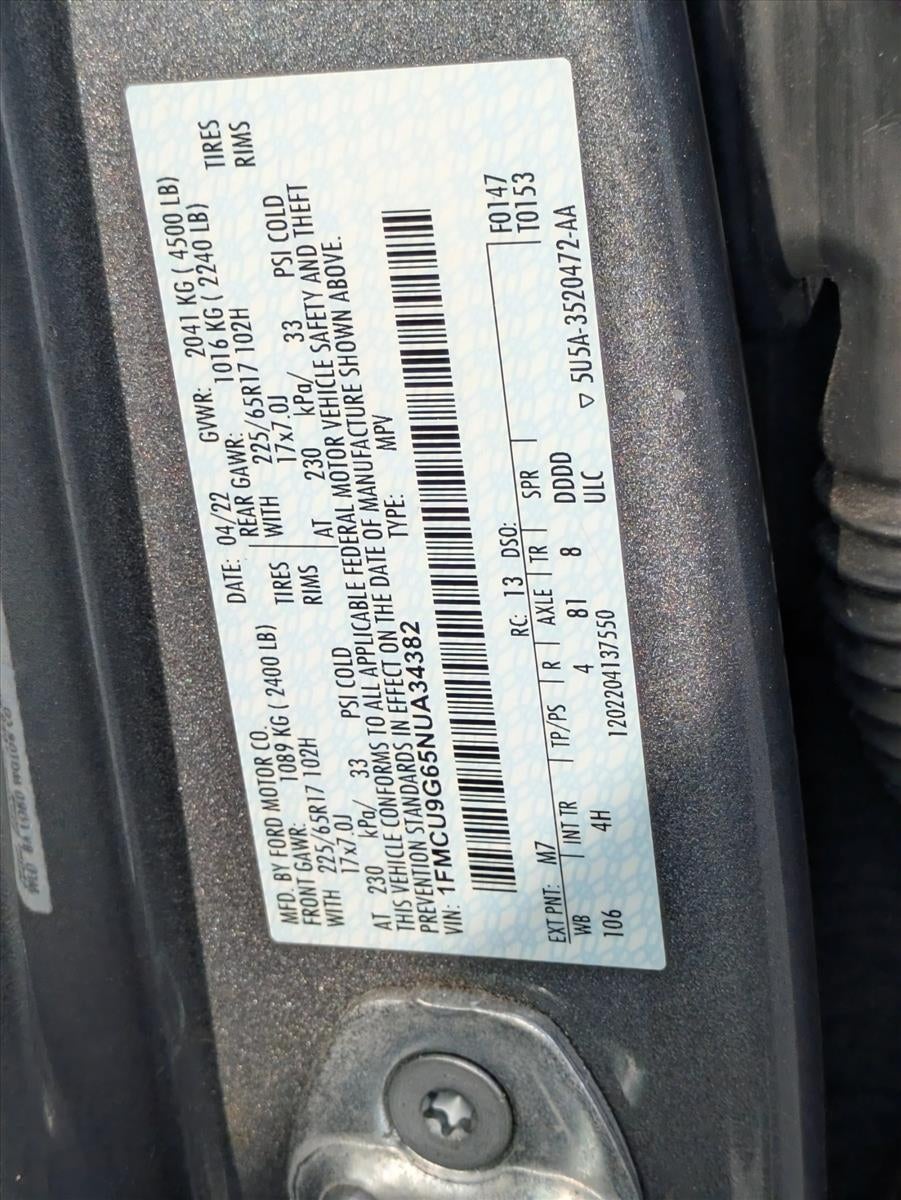 2022 Ford Escape SE