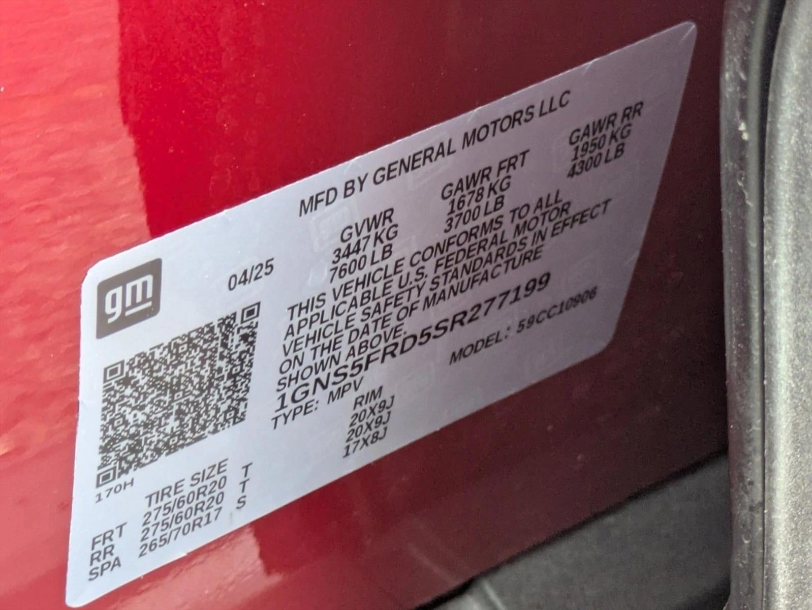 2025 Chevrolet Suburban Premier