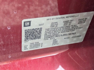 2018 Chevrolet Suburban Premier