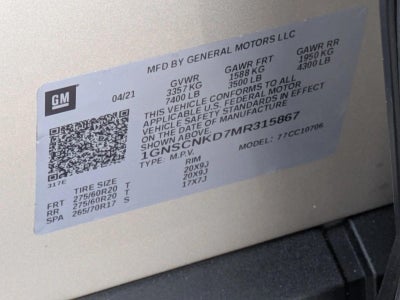 2021 Chevrolet Tahoe LT