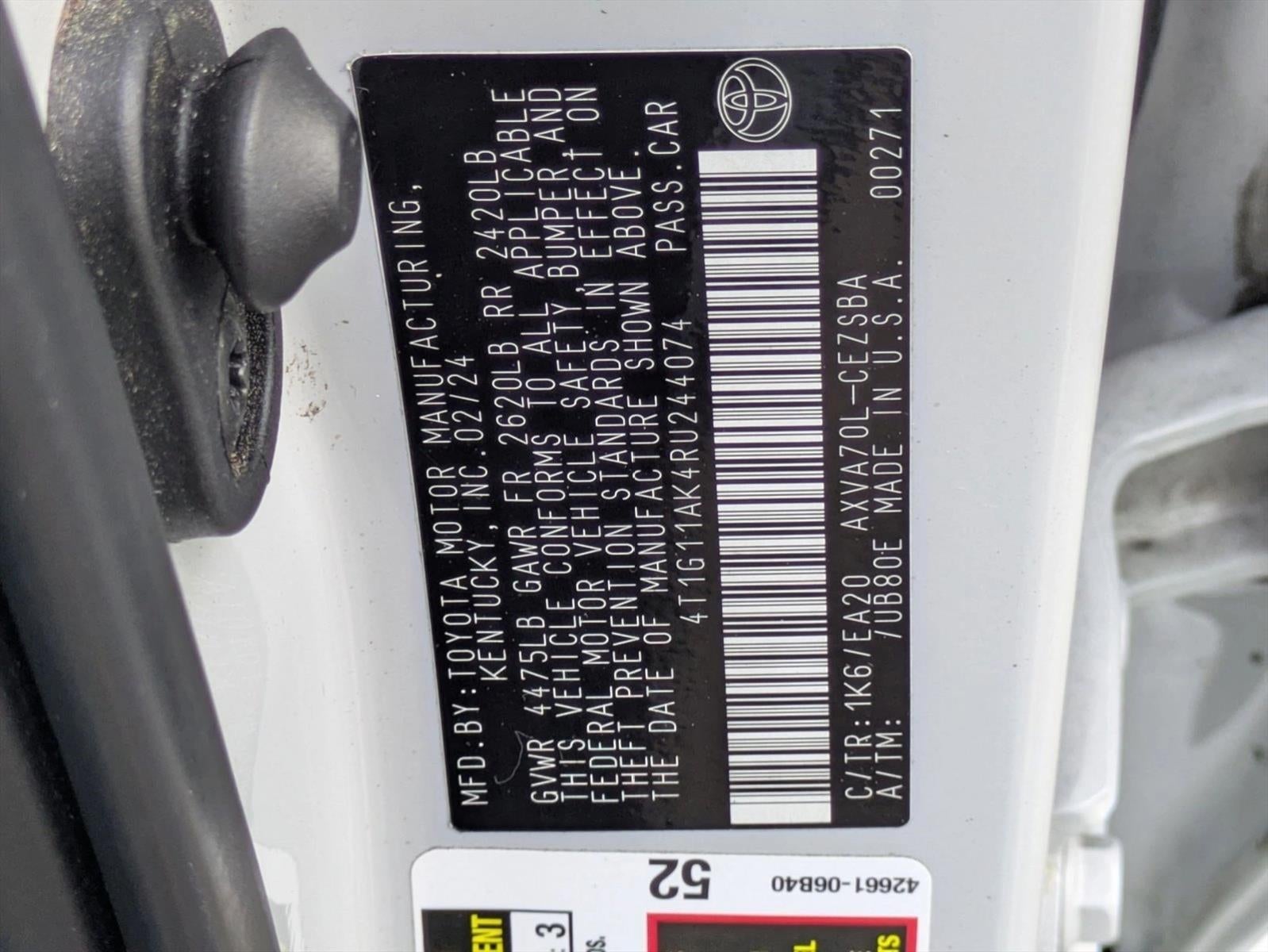 2024 Toyota Camry SE