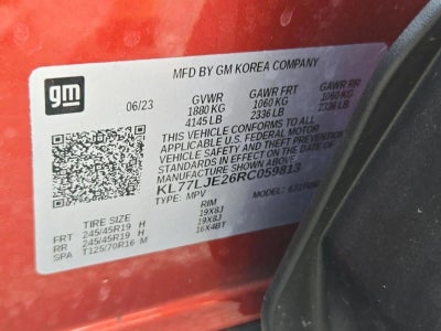 2024 Chevrolet Trax 2RS