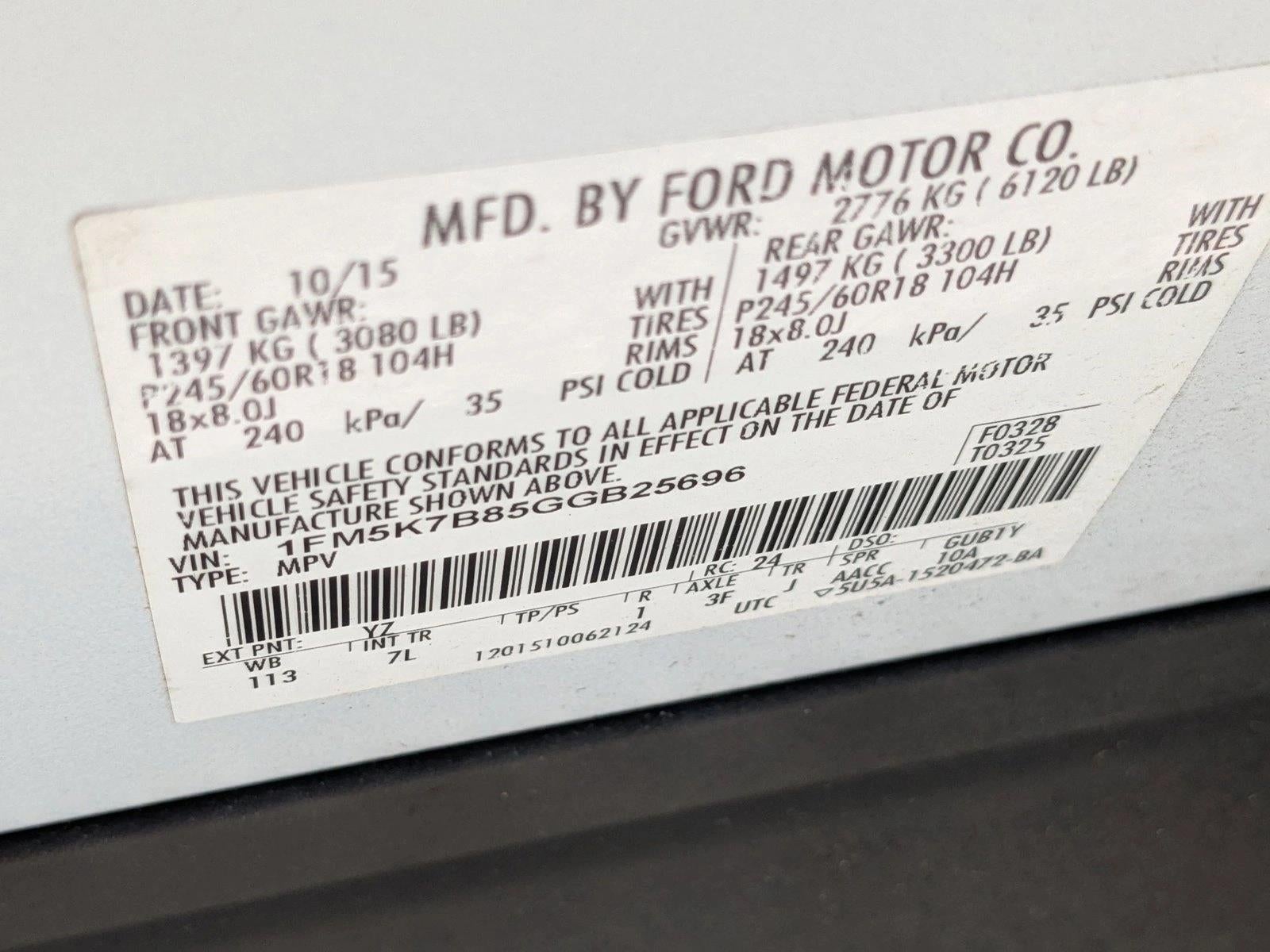 2016 Ford Explorer Base