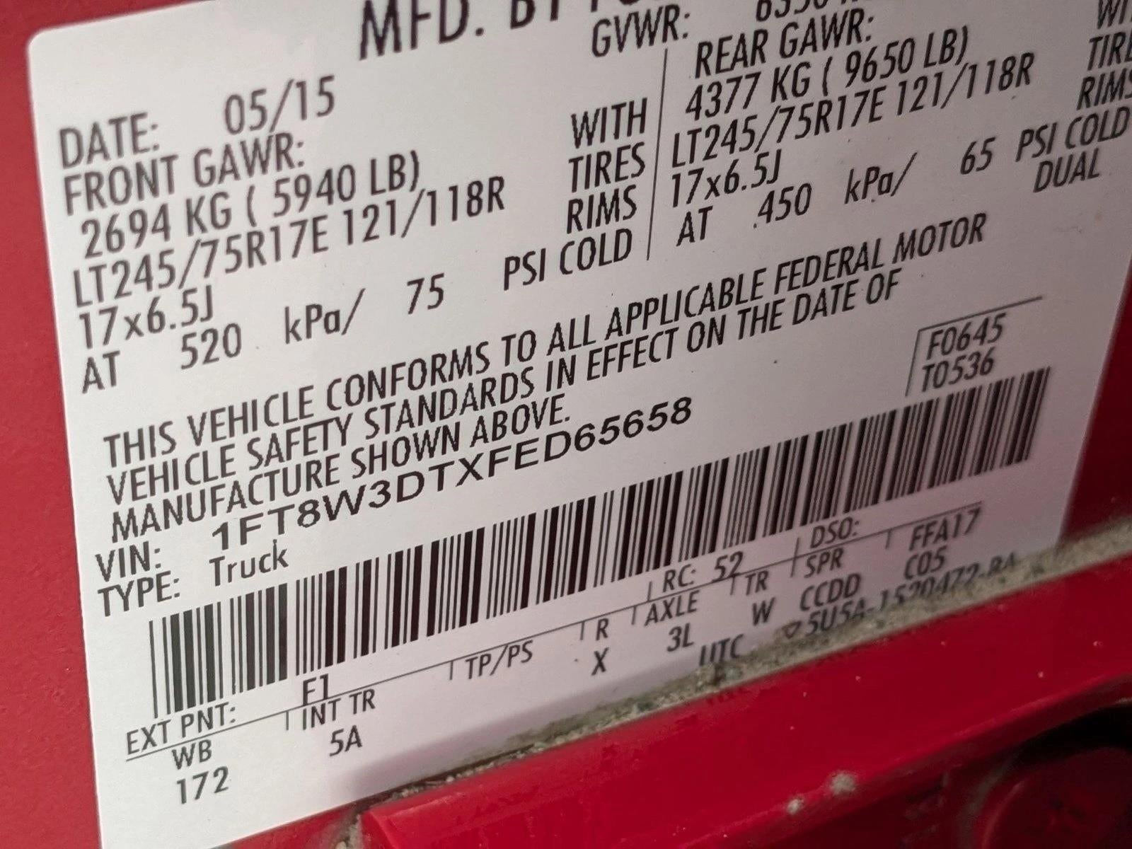 2015 Ford Super Duty F-350 DRW Lariat