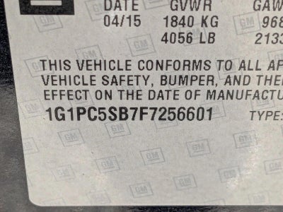 2015 Chevrolet Cruze LT