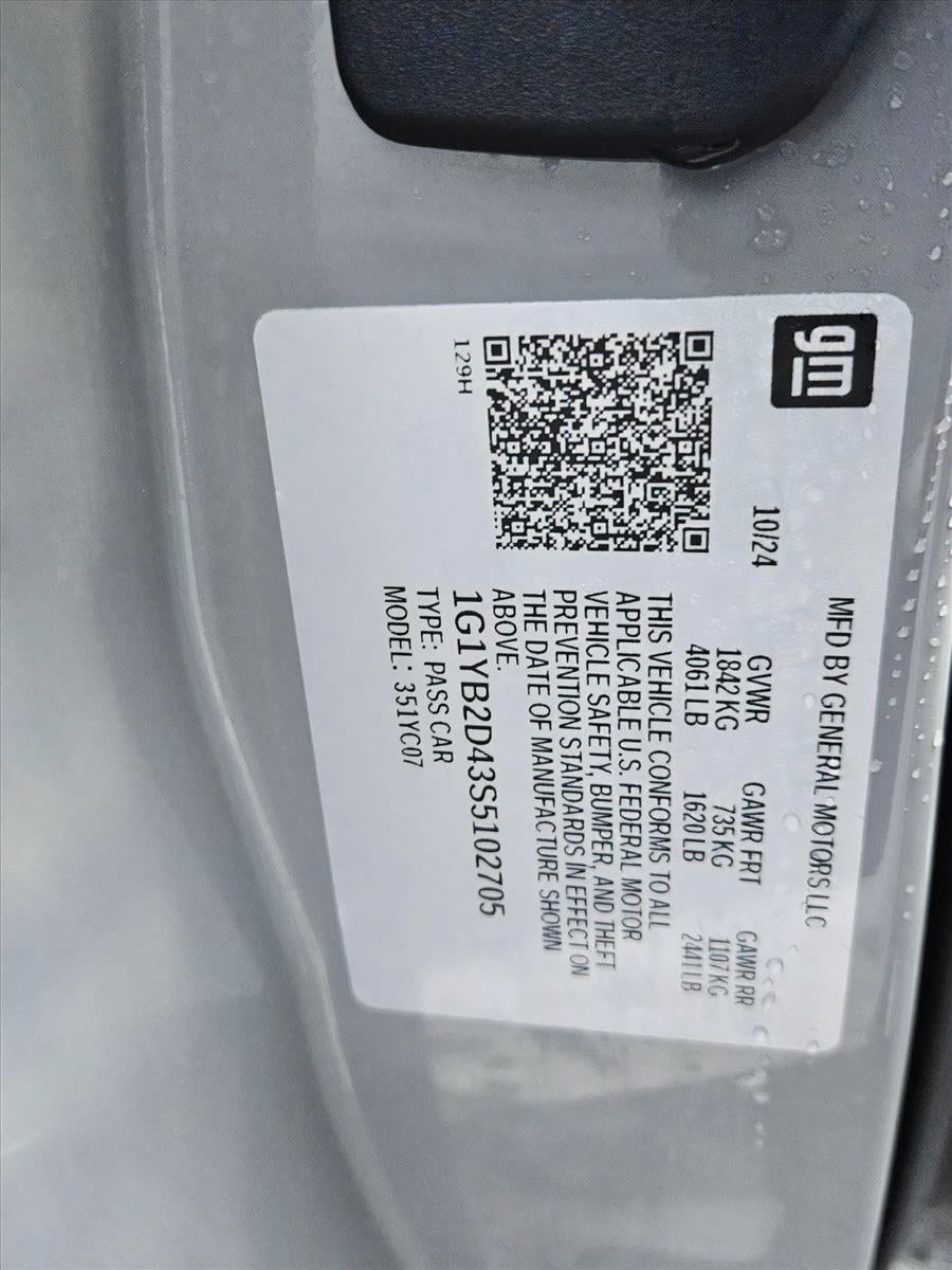 2025 Chevrolet Corvette Stingray 2LT