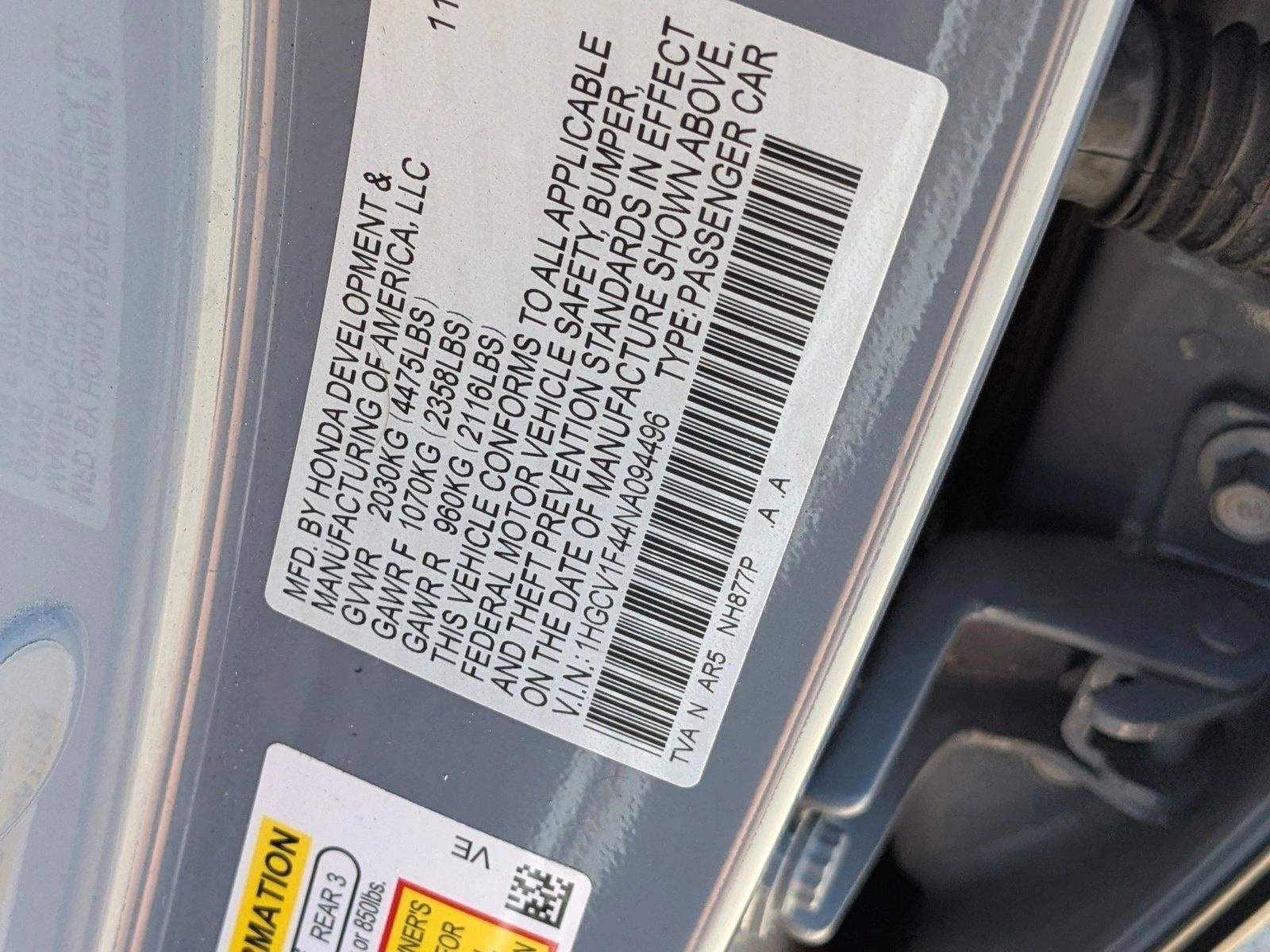 2022 Honda Accord Sport Special Edition