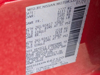 2023 Nissan Frontier SV