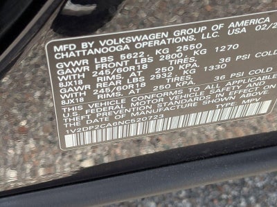 2022 Volkswagen Atlas 2.0T SE