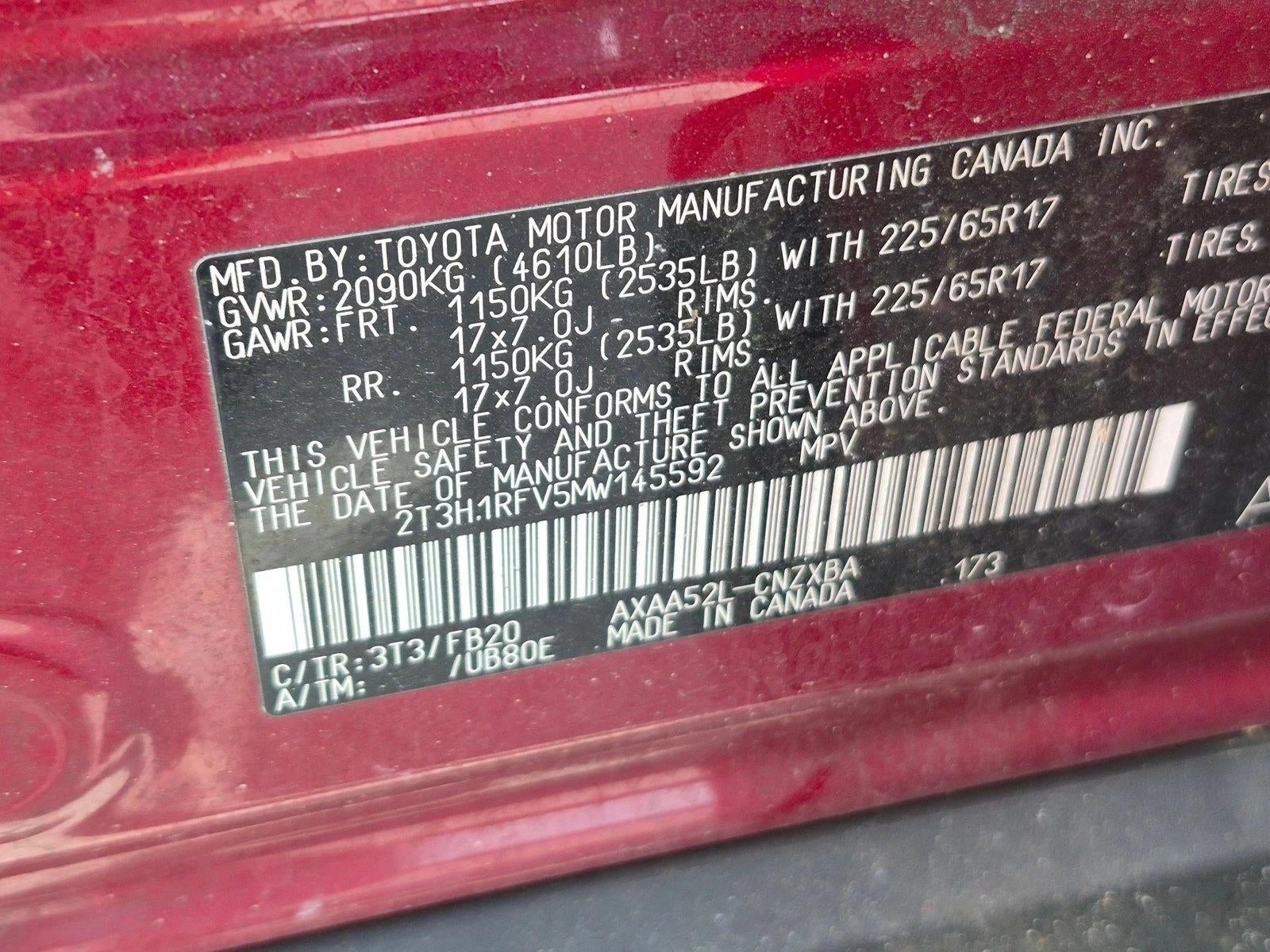 2021 Toyota RAV4 LE