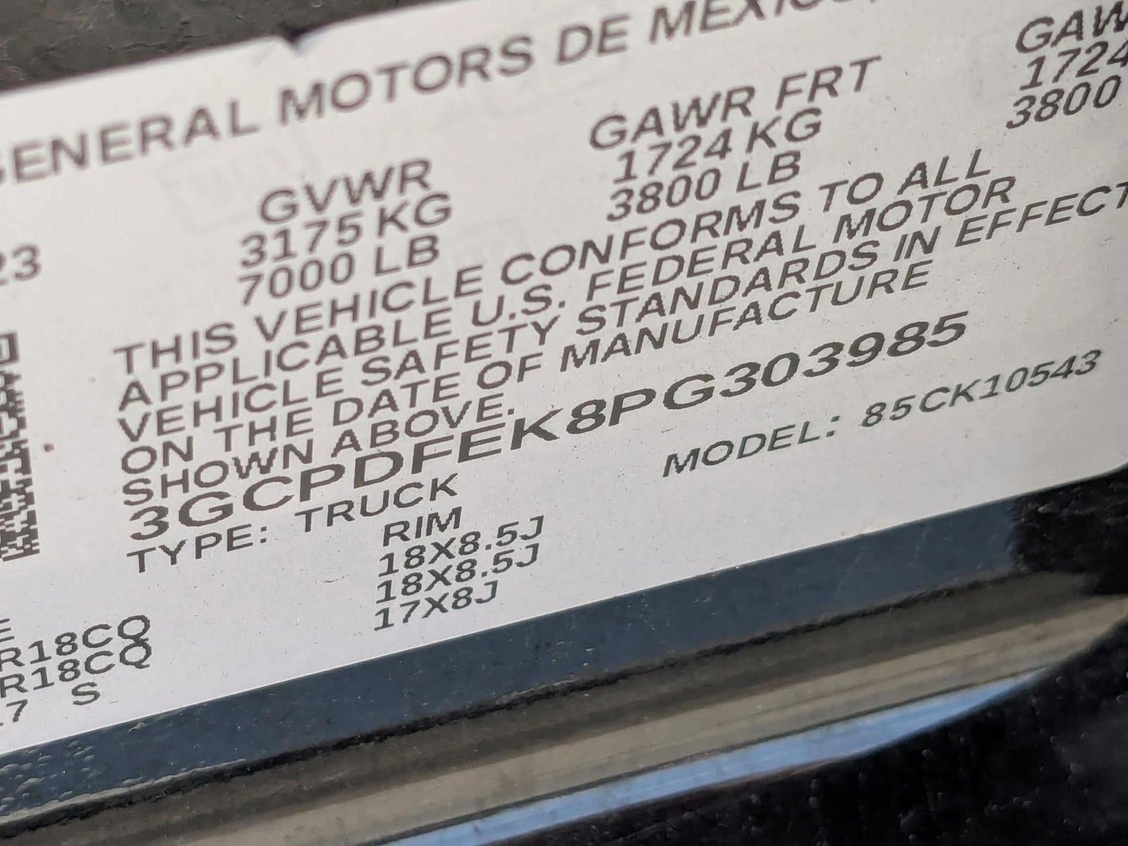 2023 Chevrolet Silverado 1500 LT Trail Boss