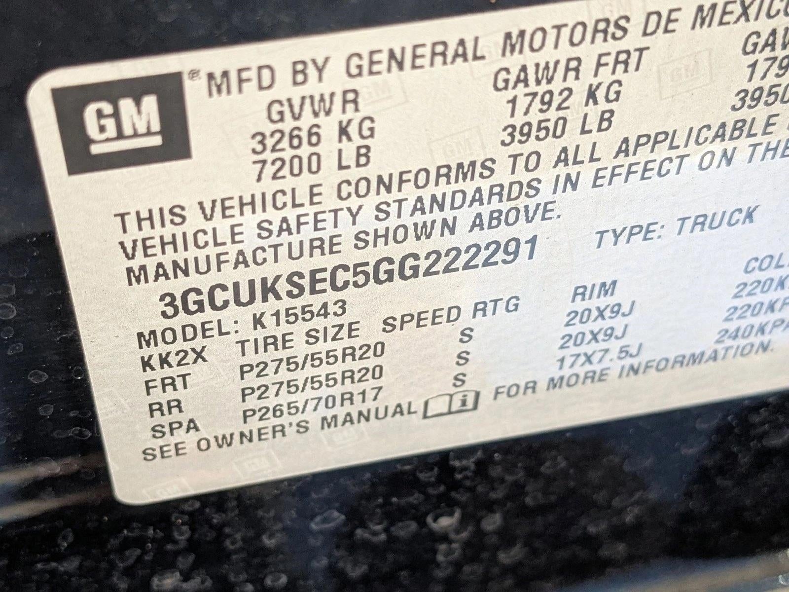 2016 Chevrolet Silverado 1500 LTZ